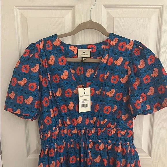Brand new Tuckernuck Retro Floral Mitchell Dress size M - Picture 5 of 11